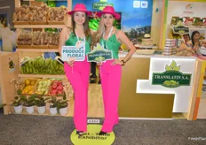 Translatin from Ecuador are first time exhibitors at the IFPA 2022 Global Produce Show with Monica Villareul and Tatiana Luna happy to welcome visitors.